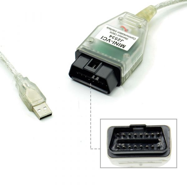 Адаптер Toyota Mini VCI J2534