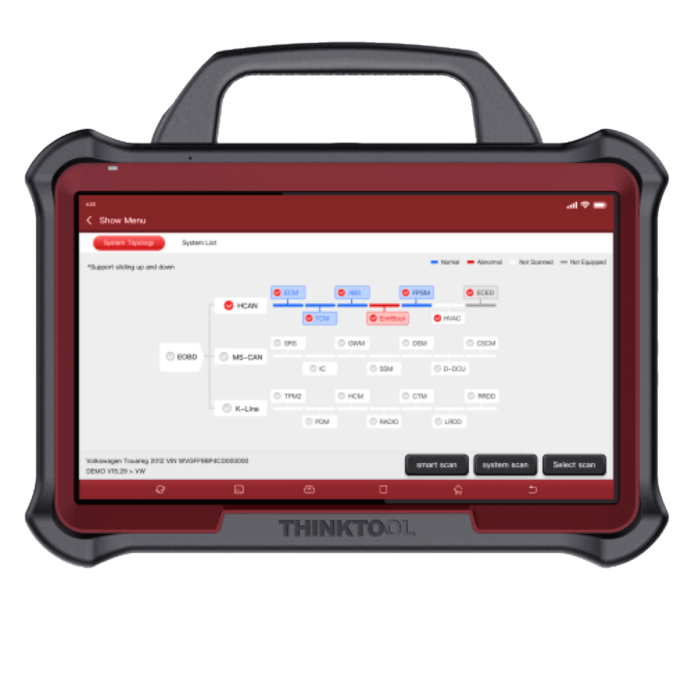 Мультимарочний сканер Thinkcar Thinktool Max