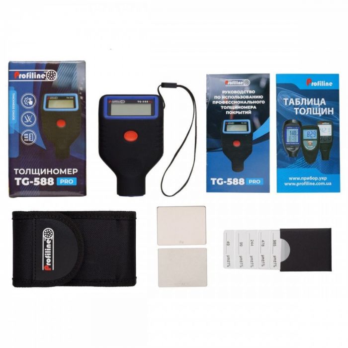 Товщиномір Profiline TG-588 Pro NEW 2023 з цинком